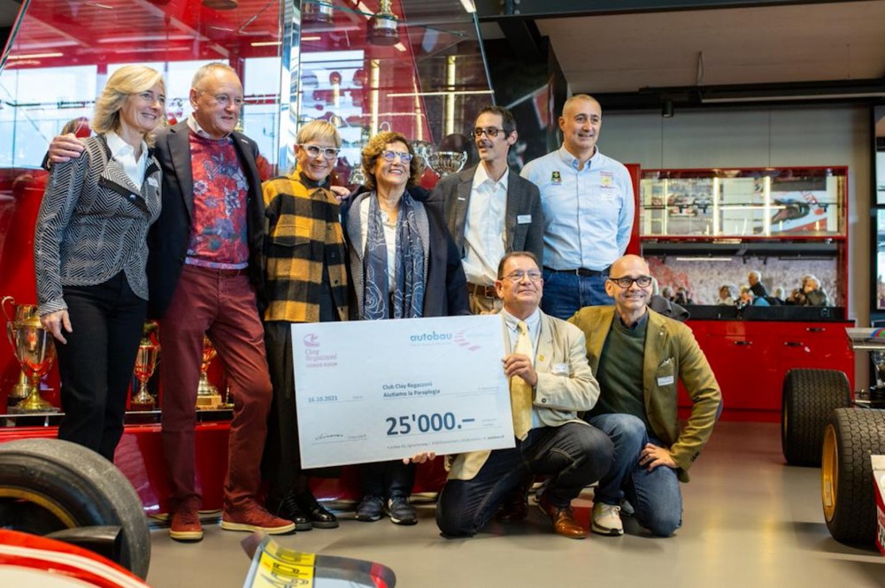 Museo svizzero dona 25 mila franchi per le azioni di solidarietà di Aiutiamo la paraplegia