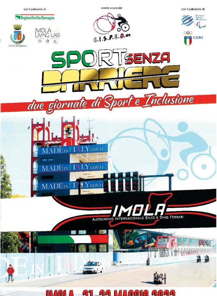 Due giornate di sport e inclusione: a Imola lo ‘Sport senza barriere’