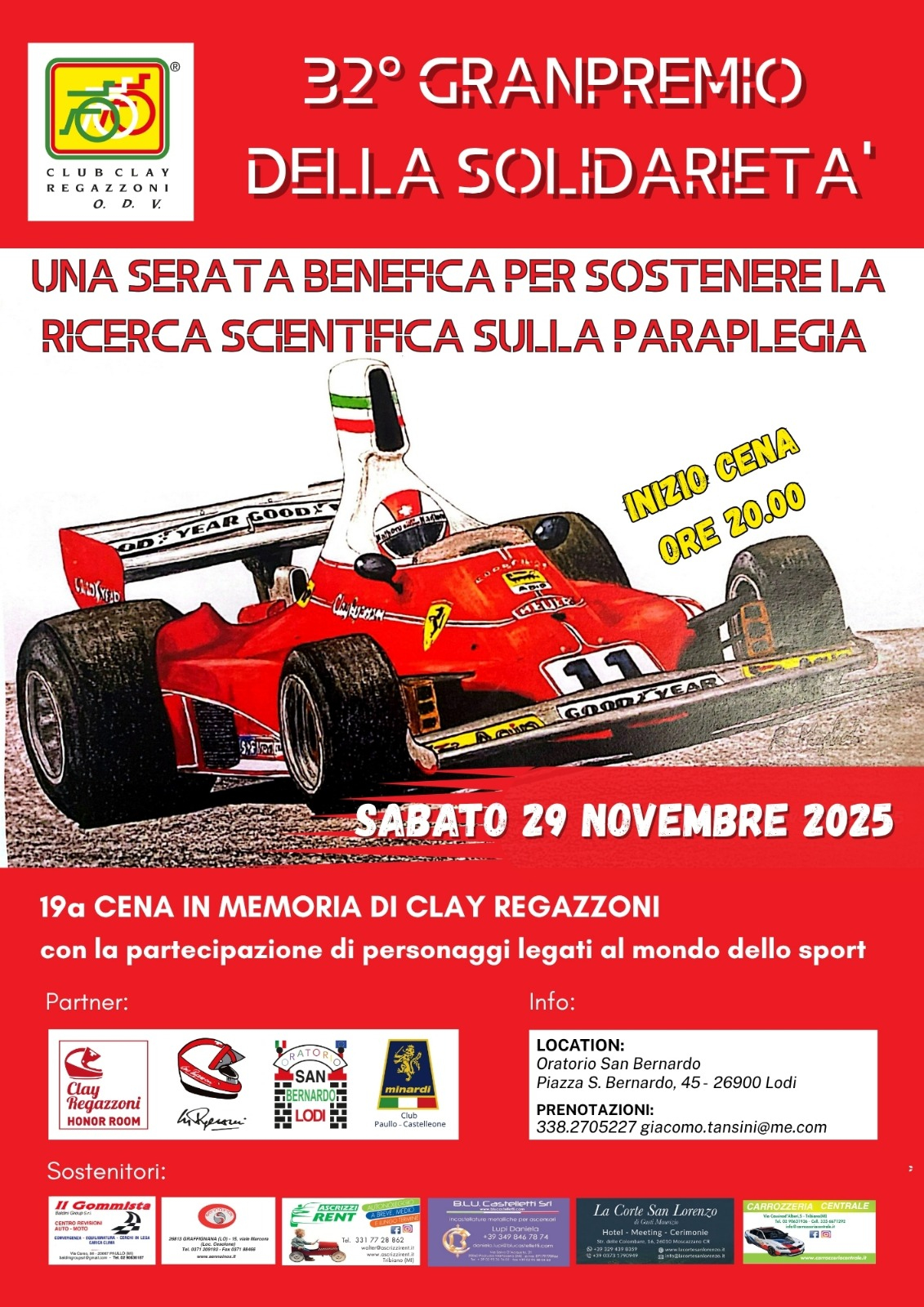 Stiamo organizzando la 32a edizione del Gran Premio della Solidarietà
